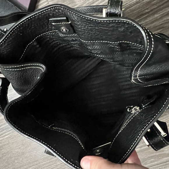 Black leather Prada Purse & Wallet set EUC!!!! - Picture 14 of 16